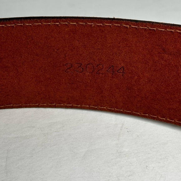 Women's Belt Brown Croc Print Wide Retro Mod Dress Casual Western Rockabilly M - Picture 10 of 15